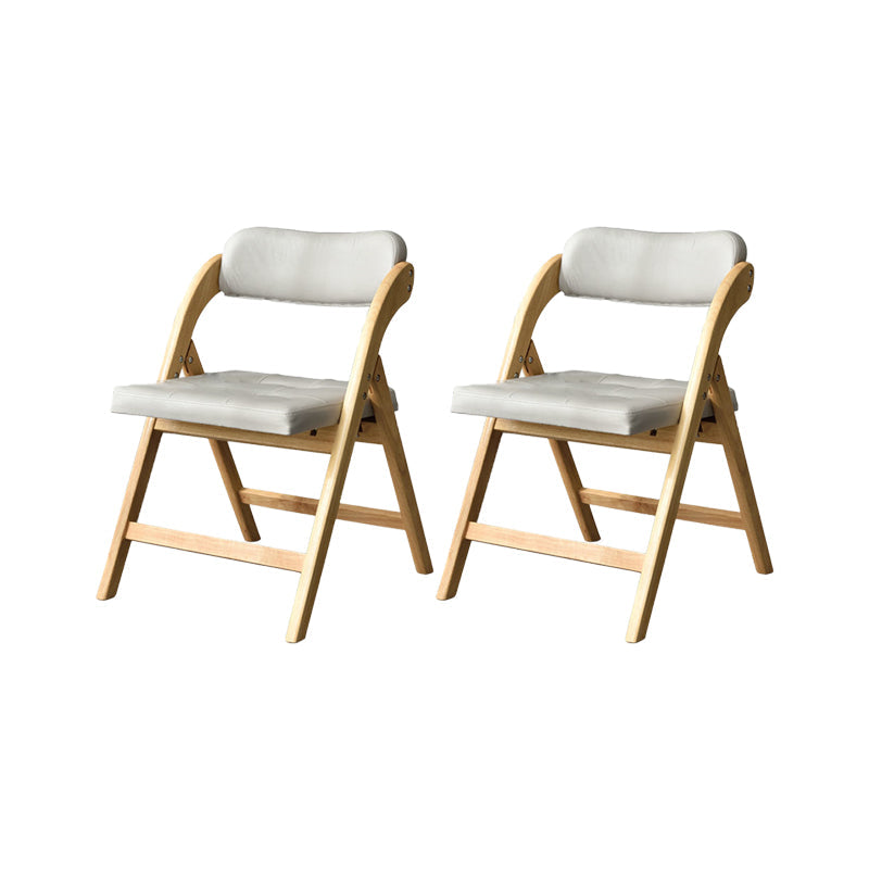 Solid Wood Dining Chair Modern Style Folding Chair for Dining Room Natural 2 Piece Set Clearhalo 'Dining Chairs' 'Dining Tables & Seating' 'dining_chair' 'furn' 'furn_dining_chair' 'Furniture' 'Kitchen & Dining Furniture' 6910969