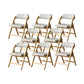 Solid Wood Dining Chair Modern Style Folding Chair for Dining Room Natural 8 Piece Set Clearhalo 'Dining Chairs' 'Dining Tables & Seating' 'dining_chair' 'furn' 'furn_dining_chair' 'Furniture' 'Kitchen & Dining Furniture' 6910972
