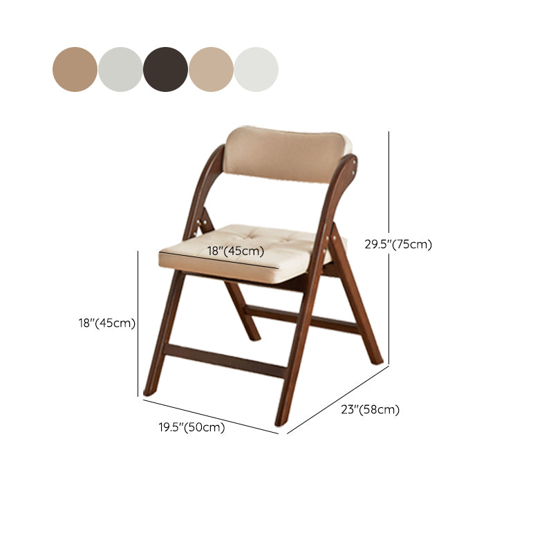 Solid Wood Dining Chair Modern Style Folding Chair for Dining Room Clearhalo 'Dining Chairs' 'Dining Tables & Seating' 'dining_chair' 'furn' 'furn_dining_chair' 'Furniture' 'Kitchen & Dining Furniture' 6910982