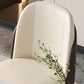Upholstered Armless Dining Chair Home Faux Leather Dining Side Chair