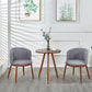 Fabric Dining Chair Modern Style Low Back Chair for Dining Room