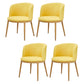 Fabric Dining Chair Modern Style Low Back Chair for Dining Room
