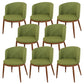 Fabric Dining Chair Modern Style Low Back Chair for Dining Room