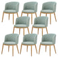 Fabric Dining Chair Modern Style Low Back Chair for Dining Room