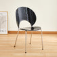Nordic Metal Side Chair Low Back Armless Chair for Patio Use Black 1 Piece Clearhalo 'Dining Chairs' 'Dining Tables & Seating' 'dining_chair' 'furn' 'furn_dining_chair' 'Furniture' 'Kitchen & Dining Furniture' 6911166