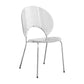 Nordic Metal Side Chair Low Back Armless Chair for Patio Use Clearhalo 'Dining Chairs' 'Dining Tables & Seating' 'dining_chair' 'furn' 'furn_dining_chair' 'Furniture' 'Kitchen & Dining Furniture' 6911174