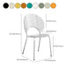 Nordic Metal Side Chair Low Back Armless Chair for Patio Use Clearhalo 'Dining Chairs' 'Dining Tables & Seating' 'dining_chair' 'furn' 'furn_dining_chair' 'Furniture' 'Kitchen & Dining Furniture' 6911220