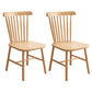 Solid Wood Dining Chair Industrial Style Windsor Back Side Chair Natural 2 Piece Set Clearhalo 'Dining Chairs' 'Dining Tables & Seating' 'dining_chair' 'furn' 'furn_dining_chair' 'Furniture' 'Kitchen & Dining Furniture' 6911337