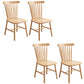 Solid Wood Dining Chair Industrial Style Windsor Back Side Chair Natural 4 Piece Set Clearhalo 'Dining Chairs' 'Dining Tables & Seating' 'dining_chair' 'furn' 'furn_dining_chair' 'Furniture' 'Kitchen & Dining Furniture' 6911341
