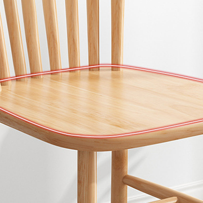 Solid Wood Dining Chair Industrial Style Windsor Back Side Chair Clearhalo 'Dining Chairs' 'Dining Tables & Seating' 'dining_chair' 'furn' 'furn_dining_chair' 'Furniture' 'Kitchen & Dining Furniture' 6911344