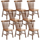 Solid Wood Dining Chair Industrial Style Windsor Back Side Chair Nut-Brown 8 Piece Set Clearhalo 'Dining Chairs' 'Dining Tables & Seating' 'dining_chair' 'furn' 'furn_dining_chair' 'Furniture' 'Kitchen & Dining Furniture' 6911351