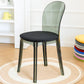 Modern Plastic Side Chair Modern Low Back Armless Chair for Dining Room Clearhalo 'Dining Chairs' 'Dining Tables & Seating' 'dining_chair' 'furn' 'furn_dining_chair' 'Furniture' 'Kitchen & Dining Furniture' 6911356