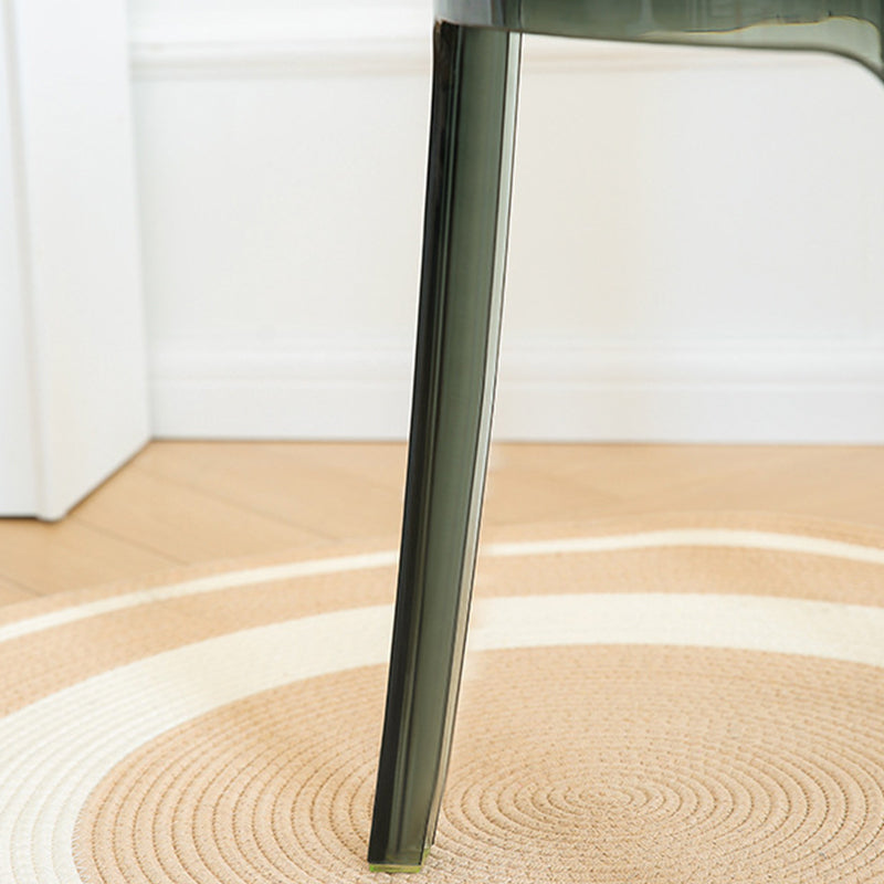 Modern Plastic Side Chair Modern Low Back Armless Chair for Dining Room Clearhalo 'Dining Chairs' 'Dining Tables & Seating' 'dining_chair' 'furn' 'furn_dining_chair' 'Furniture' 'Kitchen & Dining Furniture' 6911366