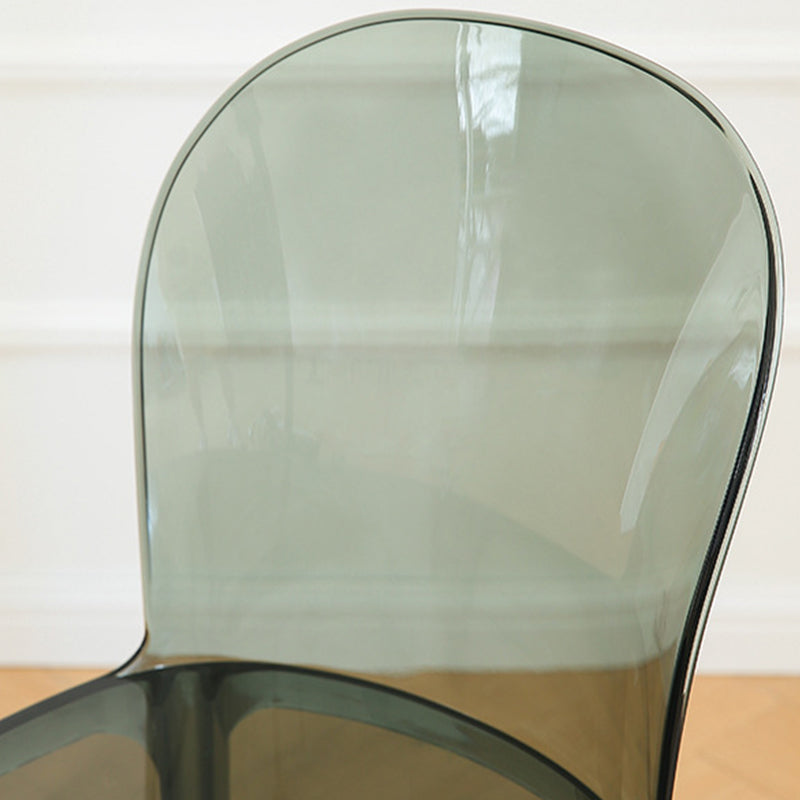 Modern Plastic Side Chair Modern Low Back Armless Chair for Dining Room Clearhalo 'Dining Chairs' 'Dining Tables & Seating' 'dining_chair' 'furn' 'furn_dining_chair' 'Furniture' 'Kitchen & Dining Furniture' 6911368