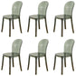 Modern Plastic Side Chair Modern Low Back Armless Chair for Dining Room Smoke Gray Non-Upholstered Chair(s) 6 Piece Set Clearhalo 'Dining Chairs' 'Dining Tables & Seating' 'dining_chair' 'furn' 'furn_dining_chair' 'Furniture' 'Kitchen & Dining Furniture' 6911388