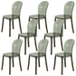Modern Plastic Side Chair Modern Low Back Armless Chair for Dining Room Smoke Gray Non-Upholstered Chair(s) 8 Piece Set Clearhalo 'Dining Chairs' 'Dining Tables & Seating' 'dining_chair' 'furn' 'furn_dining_chair' 'Furniture' 'Kitchen & Dining Furniture' 6911396