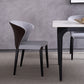 Upholstered Dining Chairs Wingback Chairs with Solid Wood Base