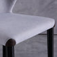Upholstered Dining Chairs Wingback Chairs with Solid Wood Base