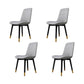 Solid Wood Kitchen Dining Side Chairs Parsons Dining Side Chairs Faux Leather 4 Piece Set Clearhalo 'Dining Chairs' 'Dining Tables & Seating' 'dining_chair' 'furn' 'furn_dining_chair' 'Furniture' 'Kitchen & Dining Furniture' 6911479