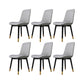 Solid Wood Kitchen Dining Side Chairs Parsons Dining Side Chairs Faux Leather 6 Piece Set Clearhalo 'Dining Chairs' 'Dining Tables & Seating' 'dining_chair' 'furn' 'furn_dining_chair' 'Furniture' 'Kitchen & Dining Furniture' 6911481