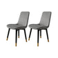 Solid Wood Kitchen Dining Side Chairs Parsons Dining Side Chairs Cotton and Linen 2 Piece Set Clearhalo 'Dining Chairs' 'Dining Tables & Seating' 'dining_chair' 'furn' 'furn_dining_chair' 'Furniture' 'Kitchen & Dining Furniture' 6911486