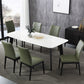 Contemporary Dining Chairs Upholstered Chairs with Wood Base Clearhalo 'Dining Chairs' 'Dining Tables & Seating' 'dining_chair' 'furn' 'furn_dining_chair' 'Furniture' 'Kitchen & Dining Furniture' 6911499
