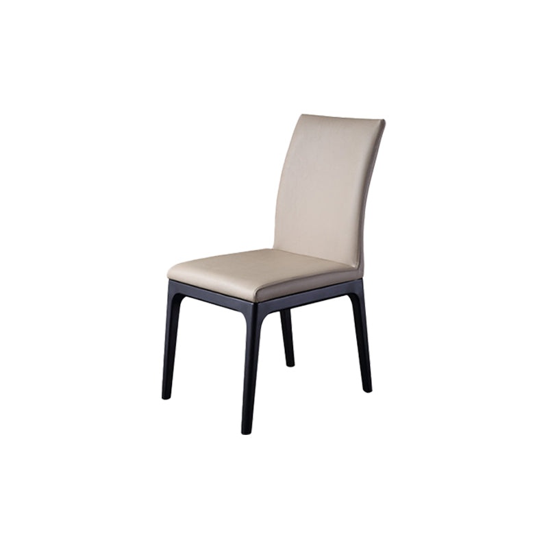 Contemporary Dining Chairs Upholstered Chairs with Wood Base Clearhalo 'Dining Chairs' 'Dining Tables & Seating' 'dining_chair' 'furn' 'furn_dining_chair' 'Furniture' 'Kitchen & Dining Furniture' 6911503