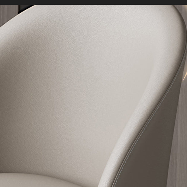 Chaises de salle à manger de cuisine en simili cuir, chaises contemporaines avec pieds en métal noir