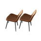 Contemporary Kitchen Dining Side Chairs Parsons Dining Side Chair Orange 2 Piece Set Clearhalo 'Dining Chairs' 'Dining Tables & Seating' 'dining_chair' 'furn' 'furn_dining_chair' 'Furniture' 'Kitchen & Dining Furniture' 6911577