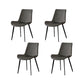 Contemporary Kitchen Dining Side Chairs Parsons Dining Side Chair Gray 4 Piece Set Clearhalo 'Dining Chairs' 'Dining Tables & Seating' 'dining_chair' 'furn' 'furn_dining_chair' 'Furniture' 'Kitchen & Dining Furniture' 6911588
