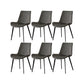 Contemporary Kitchen Dining Side Chairs Parsons Dining Side Chair Gray 6 Piece Set Clearhalo 'Dining Chairs' 'Dining Tables & Seating' 'dining_chair' 'furn' 'furn_dining_chair' 'Furniture' 'Kitchen & Dining Furniture' 6911590