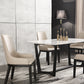 Contemporary Dining Chairs Upholstered Chairs with Solid Wood Base Clearhalo 'Dining Chairs' 'Dining Tables & Seating' 'dining_chair' 'furn' 'furn_dining_chair' 'Furniture' 'Kitchen & Dining Furniture' 6911614
