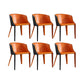 Faux Leather Kitchen Dining Side Chairs Contemporary Metal Side Chairs