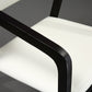 Open Back Kitchen Dining Chairs Upholstered Chairs with Solid Wood Base