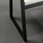 Open Back Kitchen Dining Chairs Upholstered Chairs with Solid Wood Base