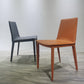 Eetkamerstoelen van kunstleer Moderne bijzetstoelen met metalen onderstel