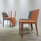 Eetkamerstoelen van kunstleer Moderne bijzetstoelen met metalen onderstel