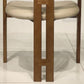 Upholstered Dining Chairs Contemporary Arm Chairs with Wood Base Clearhalo 'Dining Chairs' 'Dining Tables & Seating' 'dining_chair' 'furn' 'furn_dining_chair' 'Furniture' 'Kitchen & Dining Furniture' 6911701
