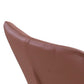 Faux Leather Dining Chairs Contemporary Armless Chairs with Metal Base Clearhalo 'Dining Chairs' 'Dining Tables & Seating' 'dining_chair' 'furn' 'furn_dining_chair' 'Furniture' 'Kitchen & Dining Furniture' 6911812