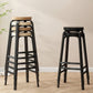 Tabourets de comptoir empilables modernes tabourets de bar sans dos pour restaurant