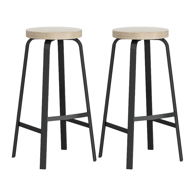 Tabourets de comptoir empilables modernes tabourets de bar sans dos pour restaurant