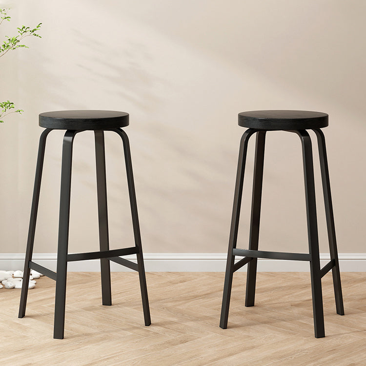 Tabourets de comptoir empilables modernes tabourets de bar sans dos pour restaurant