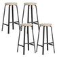 Tabourets de comptoir empilables modernes tabourets de bar sans dos pour restaurant
