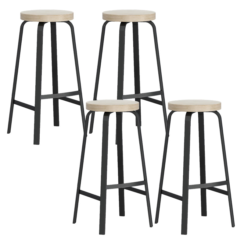 Tabourets de comptoir empilables modernes tabourets de bar sans dos pour restaurant