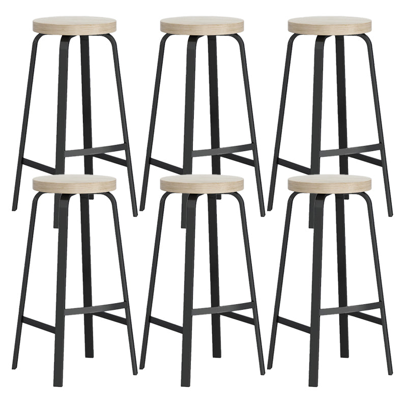 Tabourets de comptoir empilables modernes tabourets de bar sans dos pour restaurant