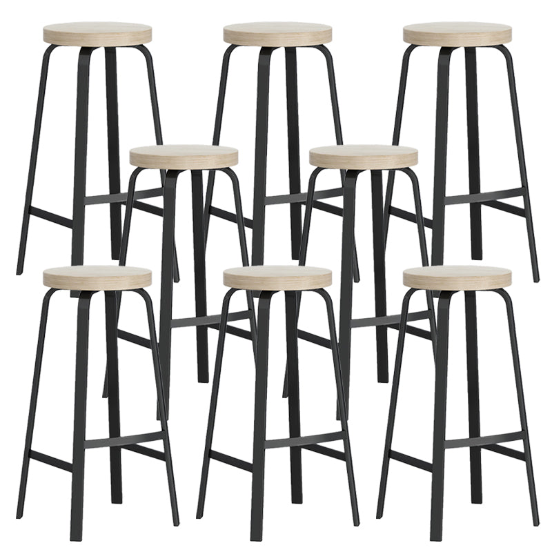 Tabourets de comptoir empilables modernes tabourets de bar sans dos pour restaurant