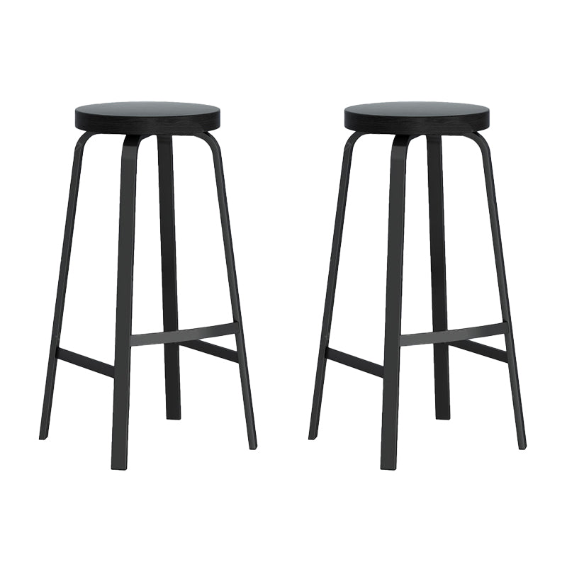 Tabourets de comptoir empilables modernes tabourets de bar sans dos pour restaurant