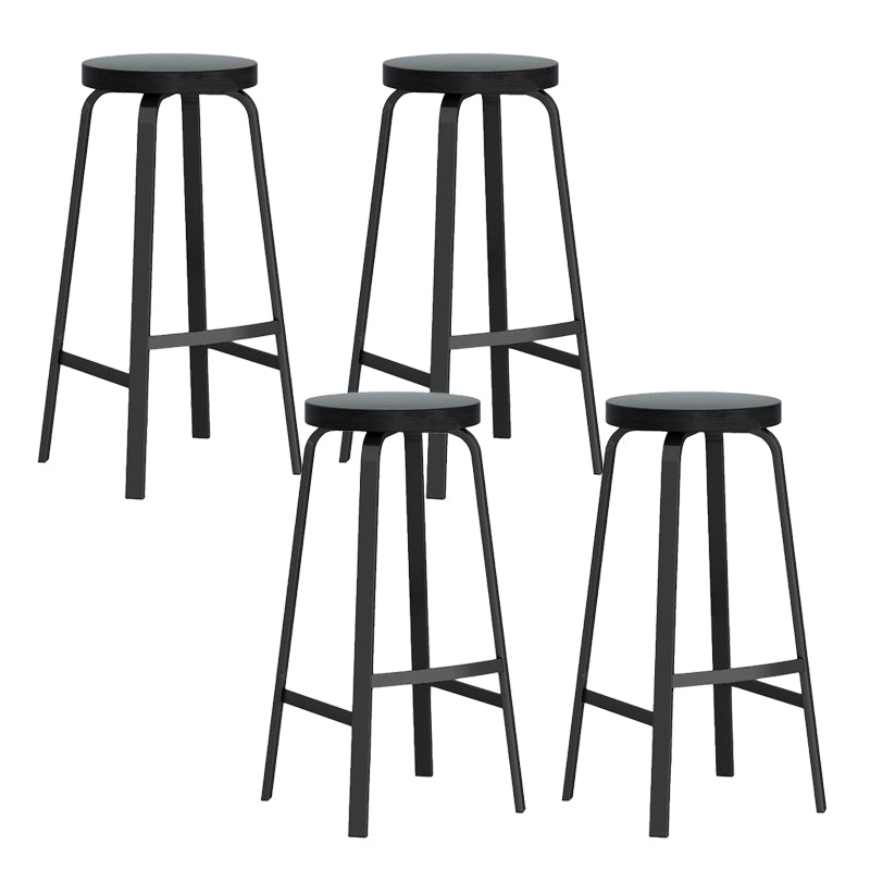 Tabourets de comptoir empilables modernes tabourets de bar sans dos pour restaurant