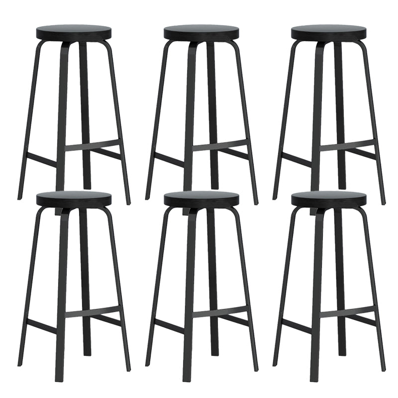 Tabourets de comptoir empilables modernes tabourets de bar sans dos pour restaurant