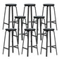 Tabourets de comptoir empilables modernes tabourets de bar sans dos pour restaurant